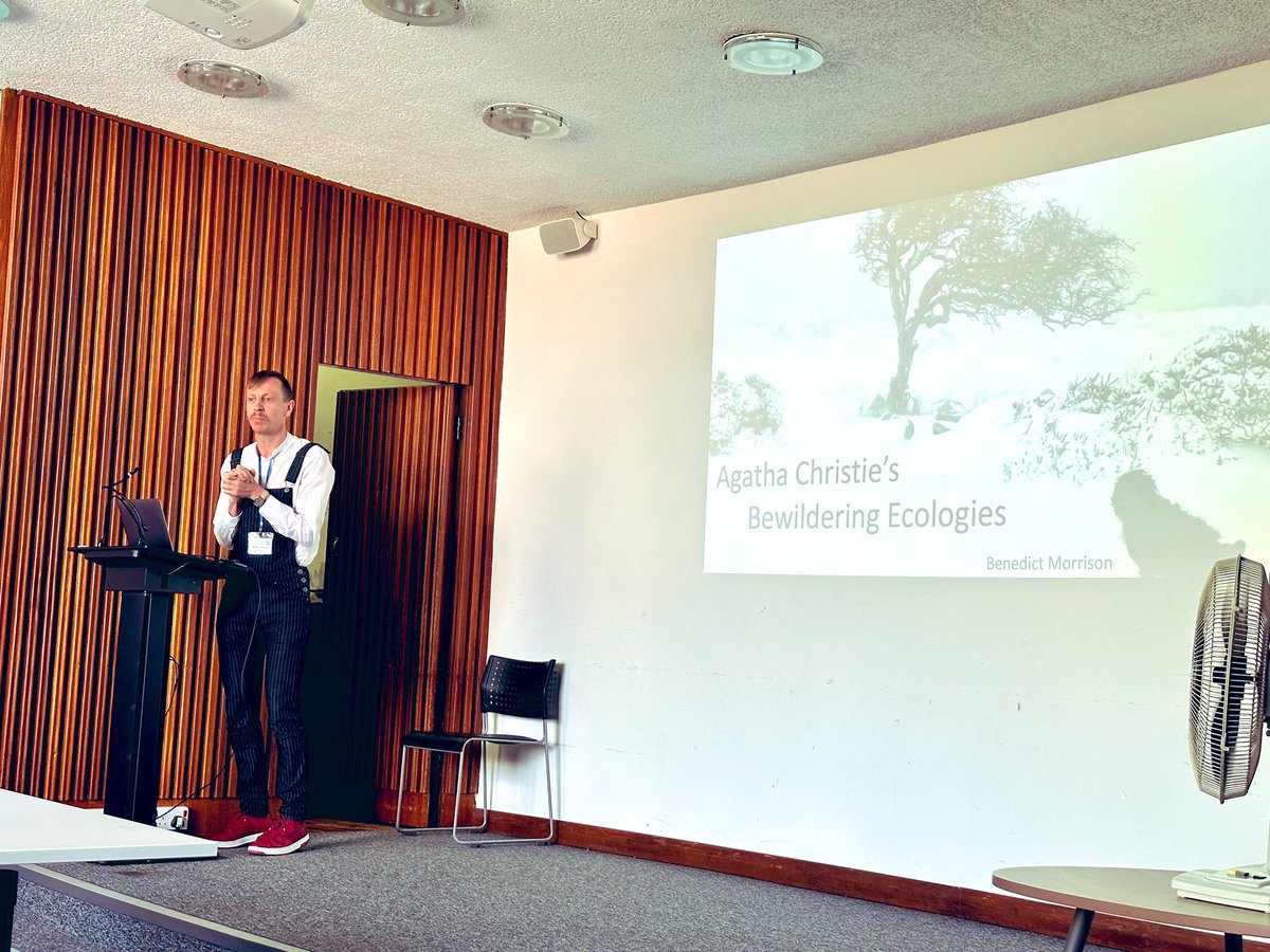 Last, we have the exciting, inspiring and exhilarating Benedict Morrison! Discussing Agatha Christie’s Ecologies. Hold on to your hats, folks! This one is bound to be an exciting one! ✨ #Agatha2023