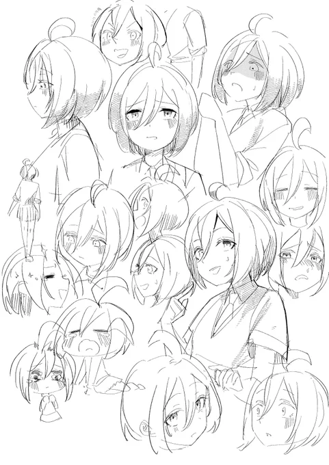初ポスト!漫画筆を新調!試し書き! 