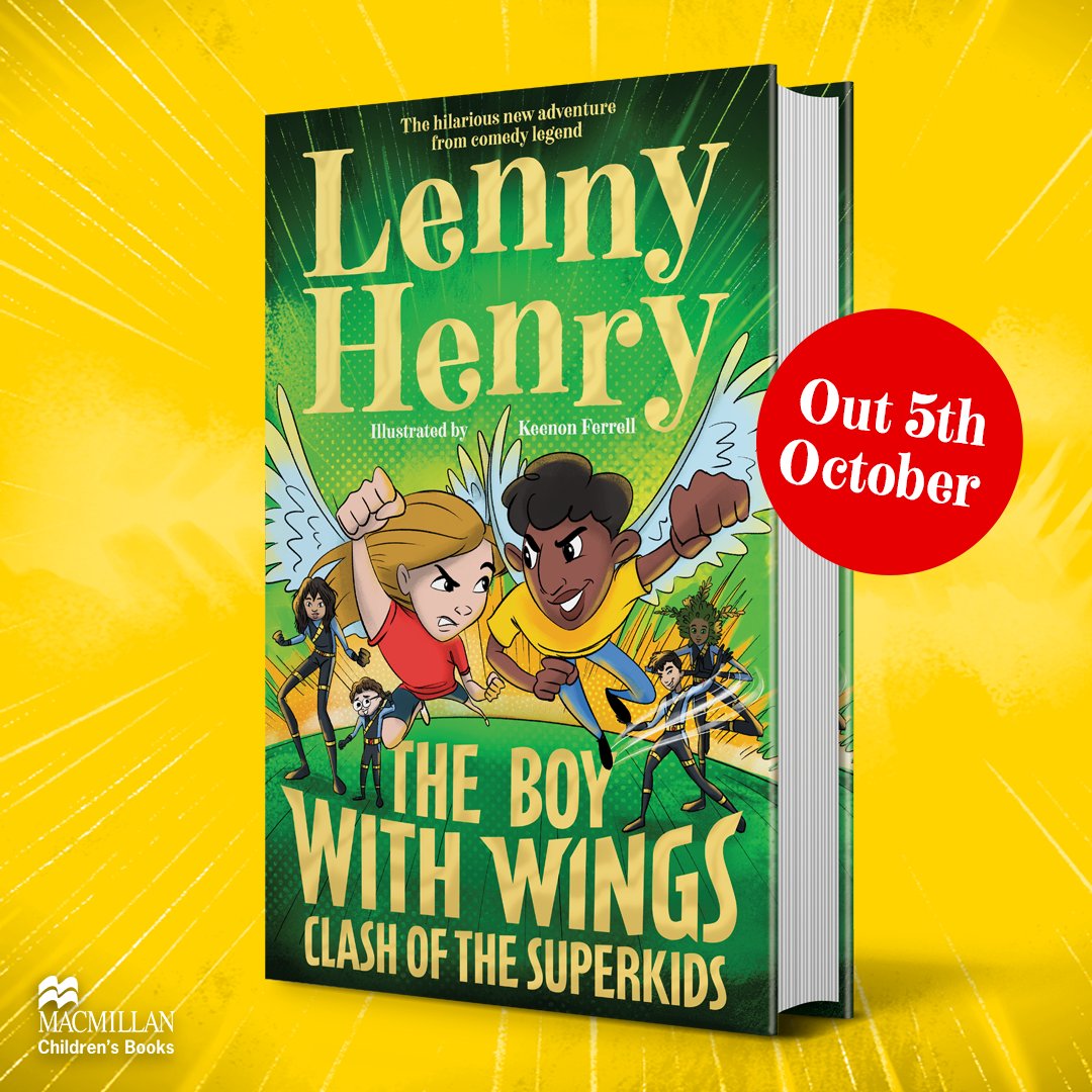 💥Get ready because Tunde's back!💥 Join Tunde & some new superpowered friends on an impossible mission to save the world from a super evil enemy, can they do it? The Boy with Wings: Clash of the Super Kids is out 5 Oct @LennyHenry Preorder you copy now: buff.ly/3Pzg7EG