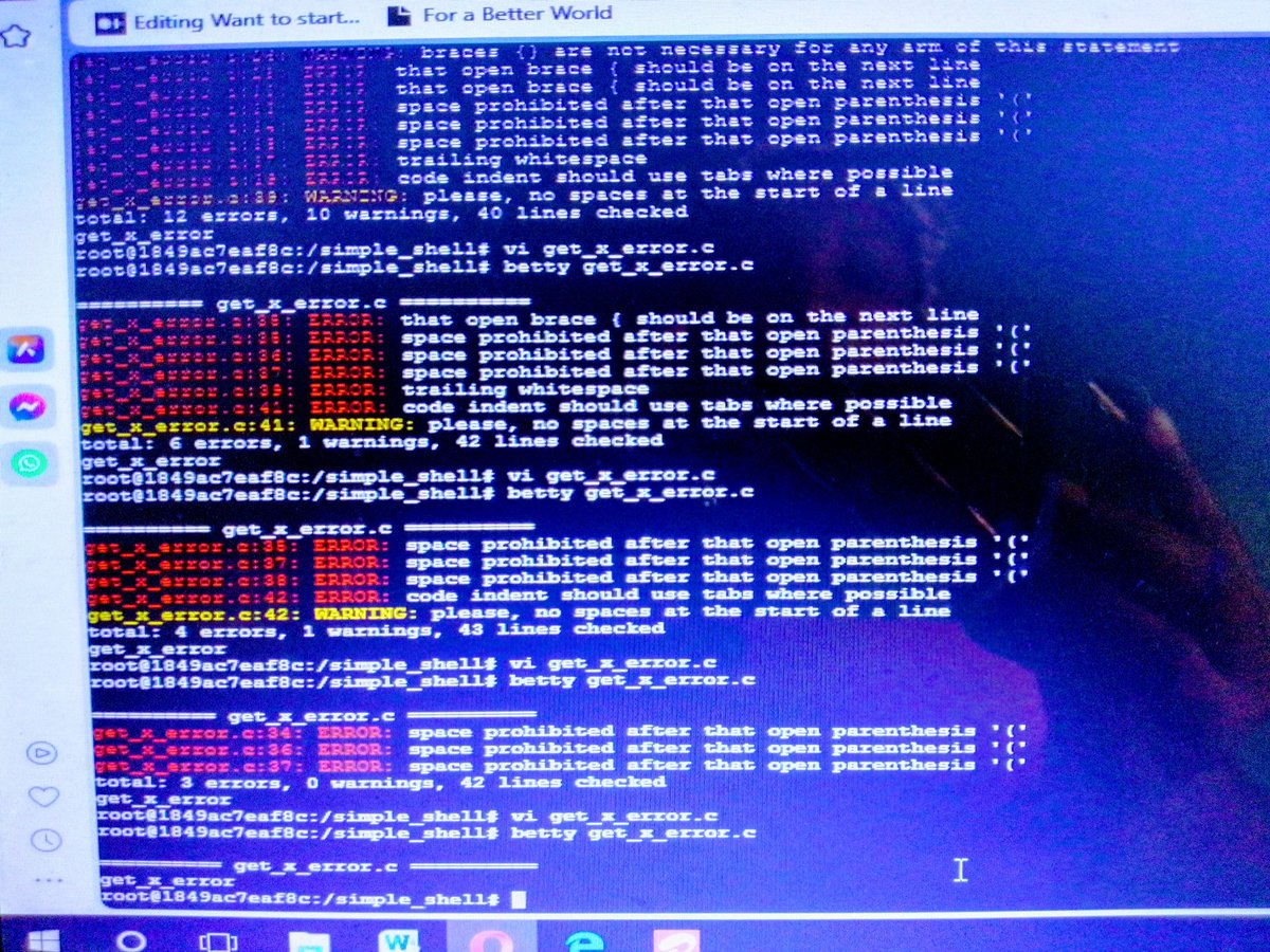 Simply_RiTq's tweet photo. I got a 🎈 today.😊
Happy birthday to me.

Got to fix some code to Betty standard even on my birthday.😅

#ALX_SE 
#Simple_shell https://t.co/xuRU4zzPu1