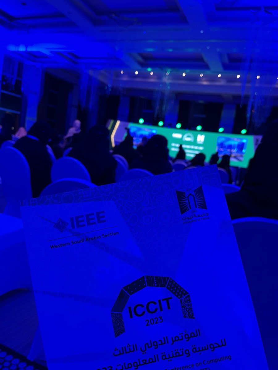 iiMashaell_'s tweet image. #فخور_بجامعتي 💙 
#IEEE #ICCIT #NEOM #UT