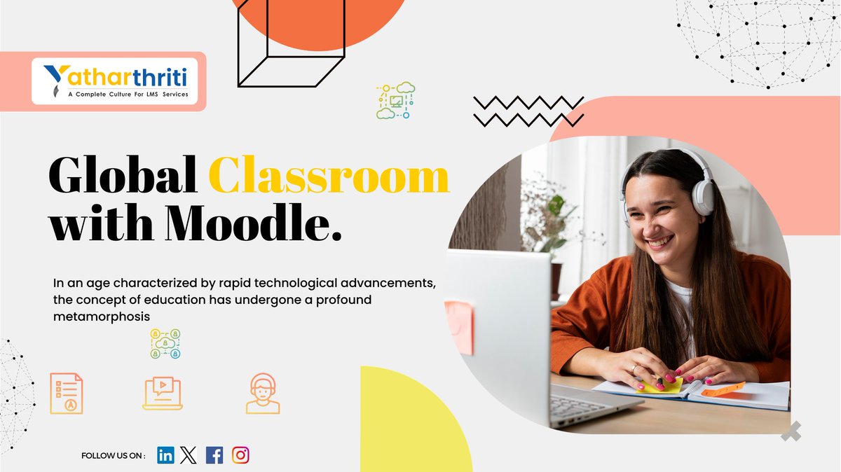 YatharthritiLtd's tweet image. Enhancing Global Education with Moodle: A Comprehensive Guide for the Global Classroom
Read the full article here: bit.ly/3RkMkkj
#moodledevelopment #moodleservices #lmssoftware #lmsdevelopmentcompany #educationaltechnology #traininganddevelopment #corporatelearning