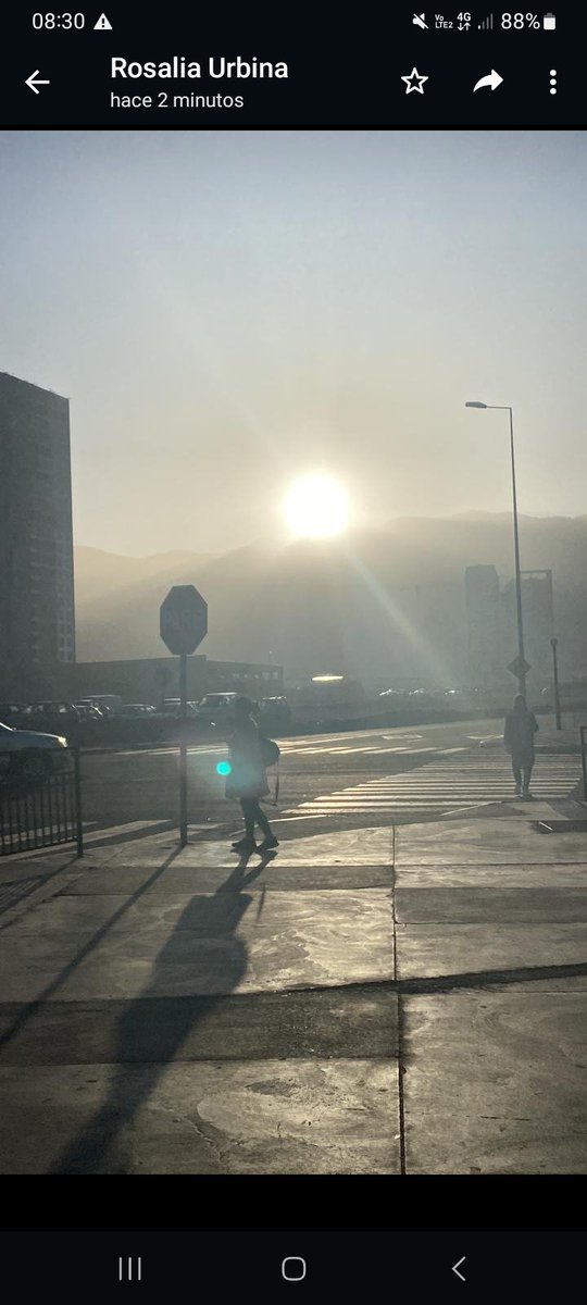 Amaneciendo en #Antofagasta, pero no para los vecinos de #LaChimba, el humo de las quemás sigue