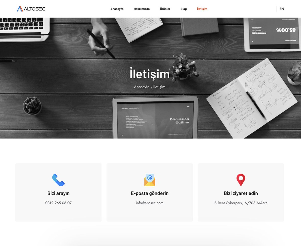 Değerli müşterilerimize ve iş ortaklarımıza daha iyi hizmet verebilmek adına yenilediğimiz web sitemiz ile karşınızdayız

👉 altosec.com