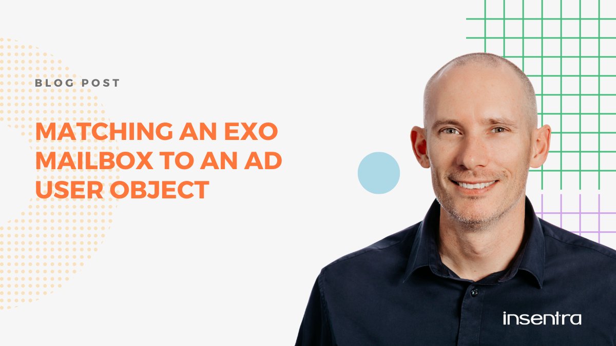 Insentra's tweet photo. 🚀 Unlock the secrets of Tenant-To-Tenant email migrations! Dan Snape's latest blog post guides you through matching EXO mailboxes to AD User Objects. 📧💻 

🔗 Read now: https://t.co/YcAq1aRD9T

#Exchange  #Mailbox #EmailConfiguration #PowerShell  #tenant2tenantmigration https://t.co/ua7yky5bW8