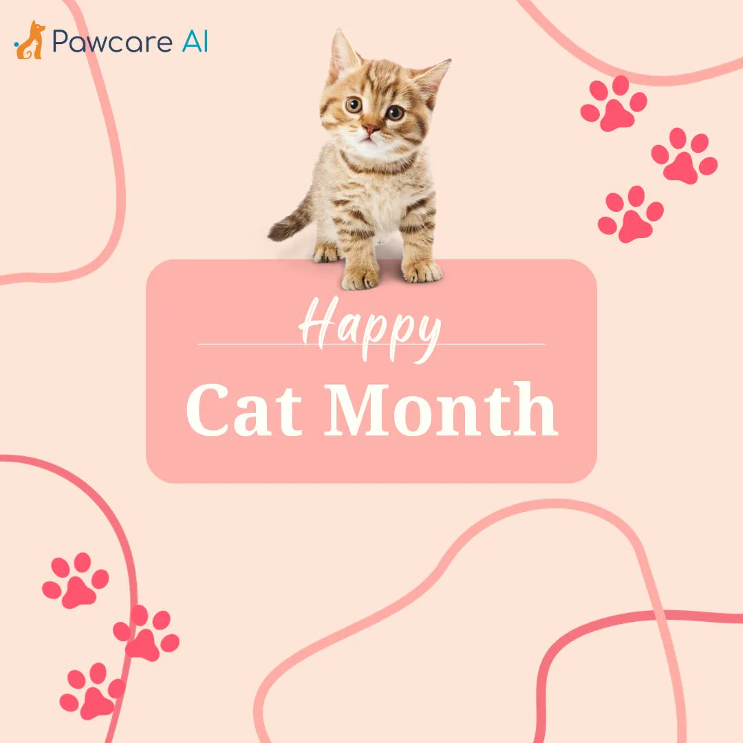 #HappyCatMonth is an initiative by the CATalyst council to help spread education and awareness about the health, welfare, and importance of companion cats. 
Remember to make your felines feel special this Cat-ember
#cats #feline #catparents #catalystcouncil