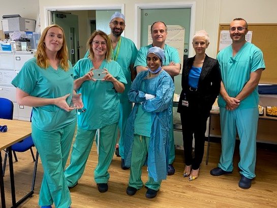 Royal Bolton Hospital is now a 'Centre of Excellence' in breast cancer care. We're one of only two UK Trusts to receive the title, thanks to how we use new and innovative tech. The technology helps to improve surgical outcomes for patients and prevent unnecessary surgery.