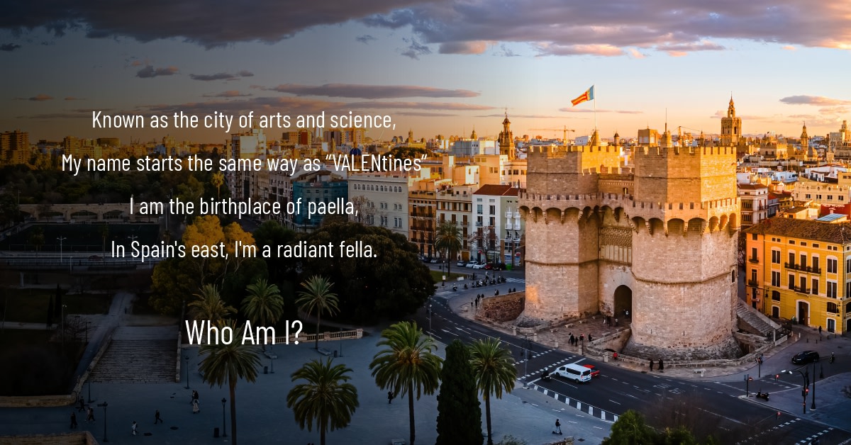 a) Valencia
b) Seville 
c) Biscay

#VisitSpain #YouDeserveSpain #WhoAmIInSpain #SpainTraditions