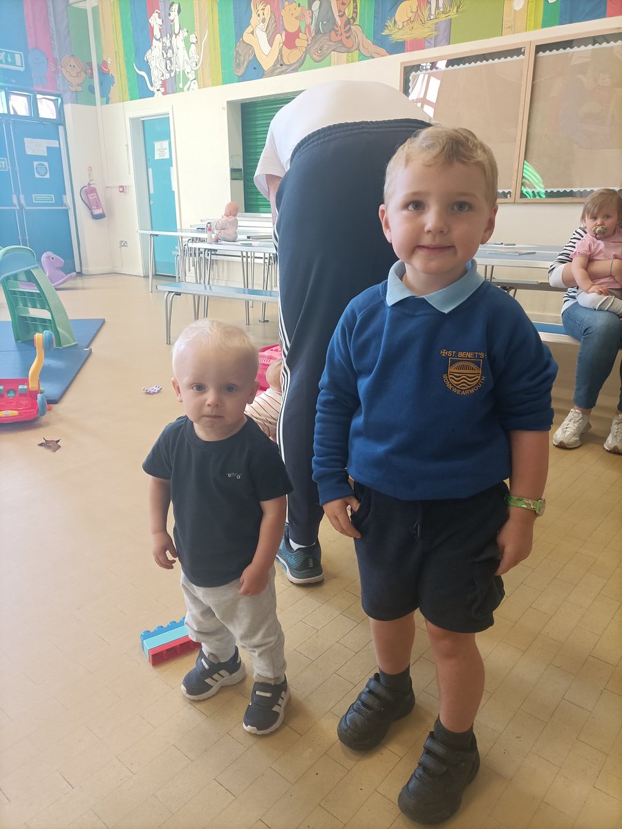 St_Benets's tweet photo. Some of our nursery boys and girls went to see their families in Little Bennies this morning, what a lovely treat! #Eyfs23 https://t.co/ssXhSxDznS