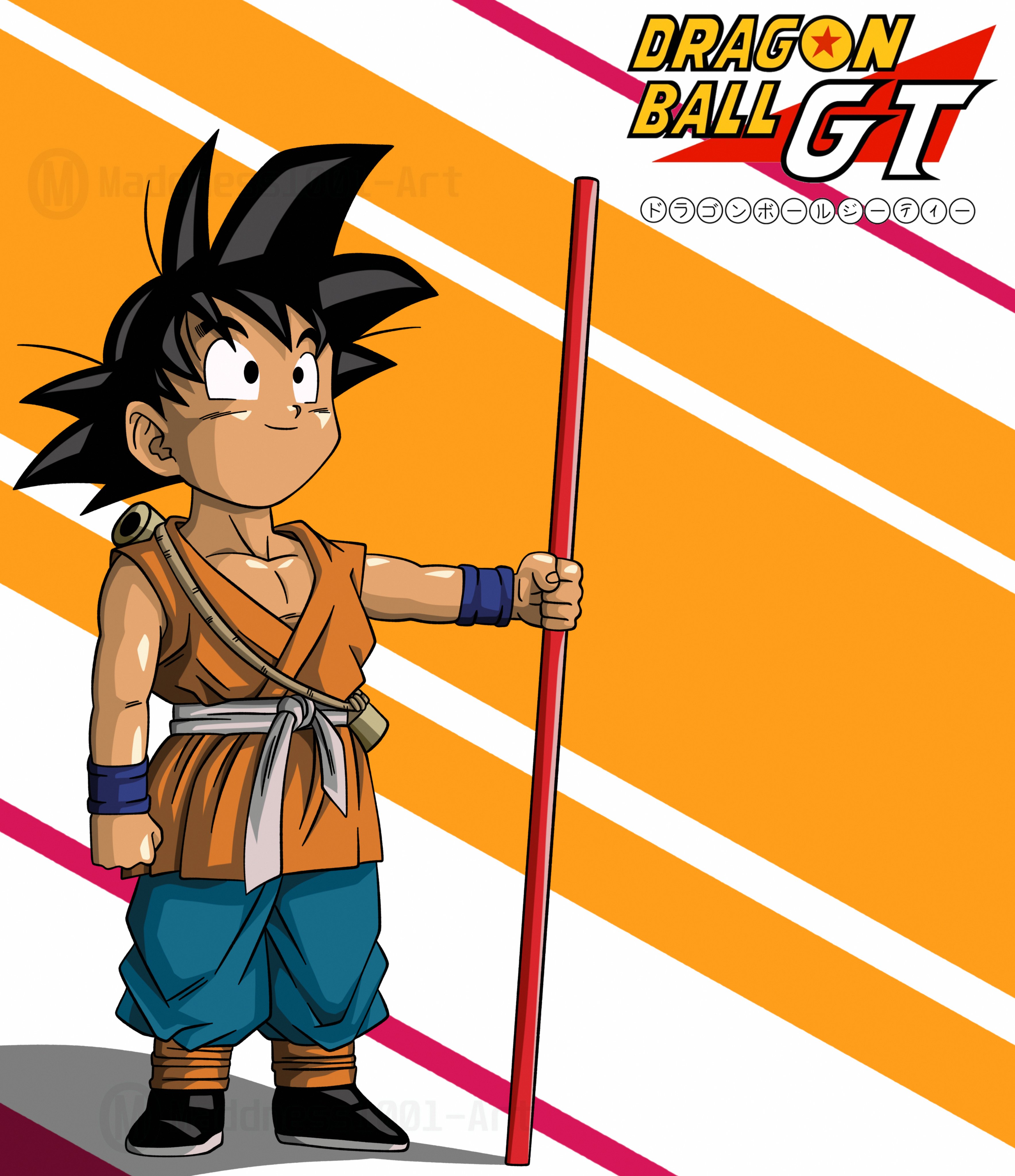 Maddness1001-Art on X: “DBGT Kid Goku - Toriyama concept colours 