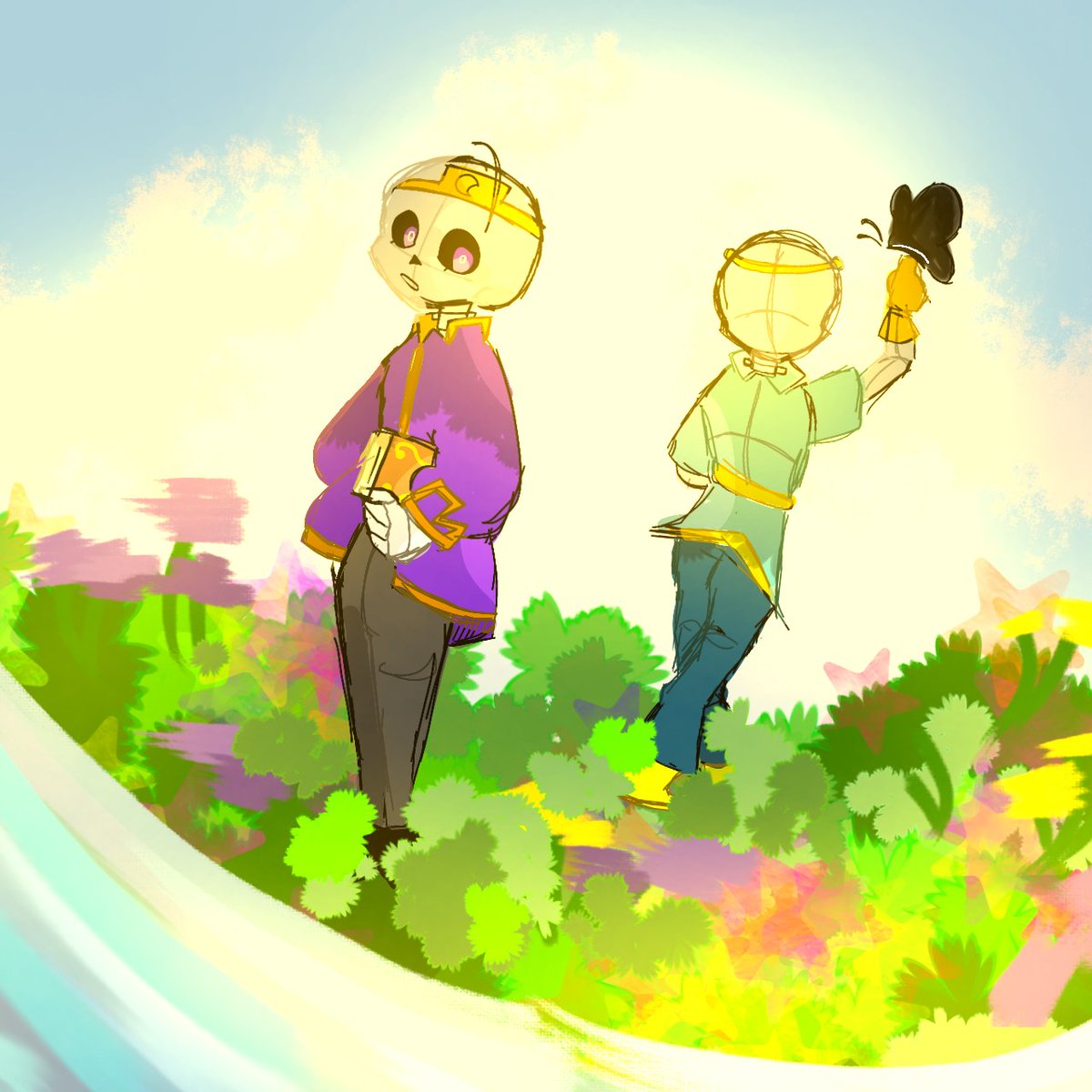 Jamdepaper's tweet photo. One Recent and Old Coming right up >:3 

Dreamtale Belongs to Jokublog
From: @ProductionRoxy 
||| ~☆  (I don't really like it much :,3 )
#xnzliandtiys #dreamsans #Nightmaresans #dreamtale #dtiys https://t.co/4ERrcTxQeg