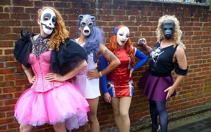 speaking of zombies, DON'T MISS local legend <a href="/ValPhoenix/">Val Phoenix</a> and her crew of DIY dykes at the UK PREMIERE of LACTASIA, SAT 23 SEP 12PM <a href="/RichMixLondon/">Rich Mix</a> 

"A face melting experience!"

<a href="/kathrynsiegel/">kathryn siegel</a> <a href="/smmrcr/">sam mercer 🤦</a> <a href="/omgheyalex/">Alexandra</a> 

we're giving you all the B-movie horror you can take 😈