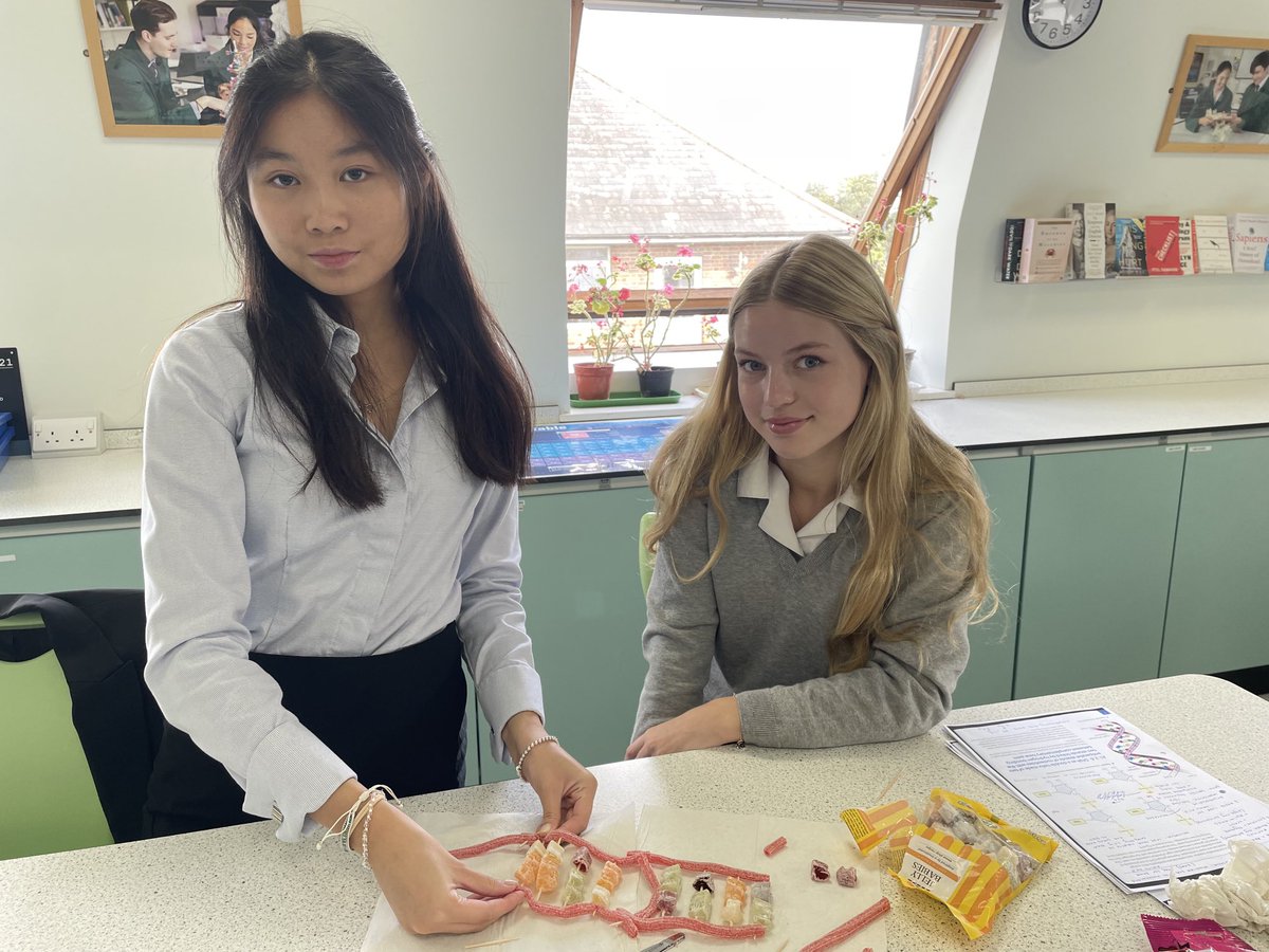 IBSL biologists making DNA models to support learning