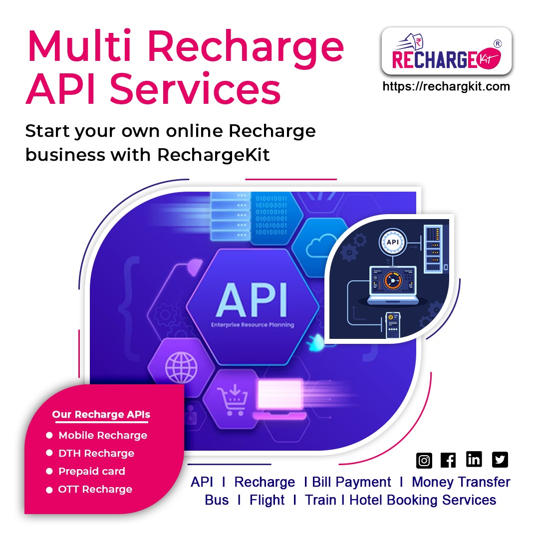 RechargeKit's tweet image. Supercharge Your Business with RechargeKit's Multi Recharge API Services🎉 #API #rechargeapi #multirechargeapiservice #rechargekit