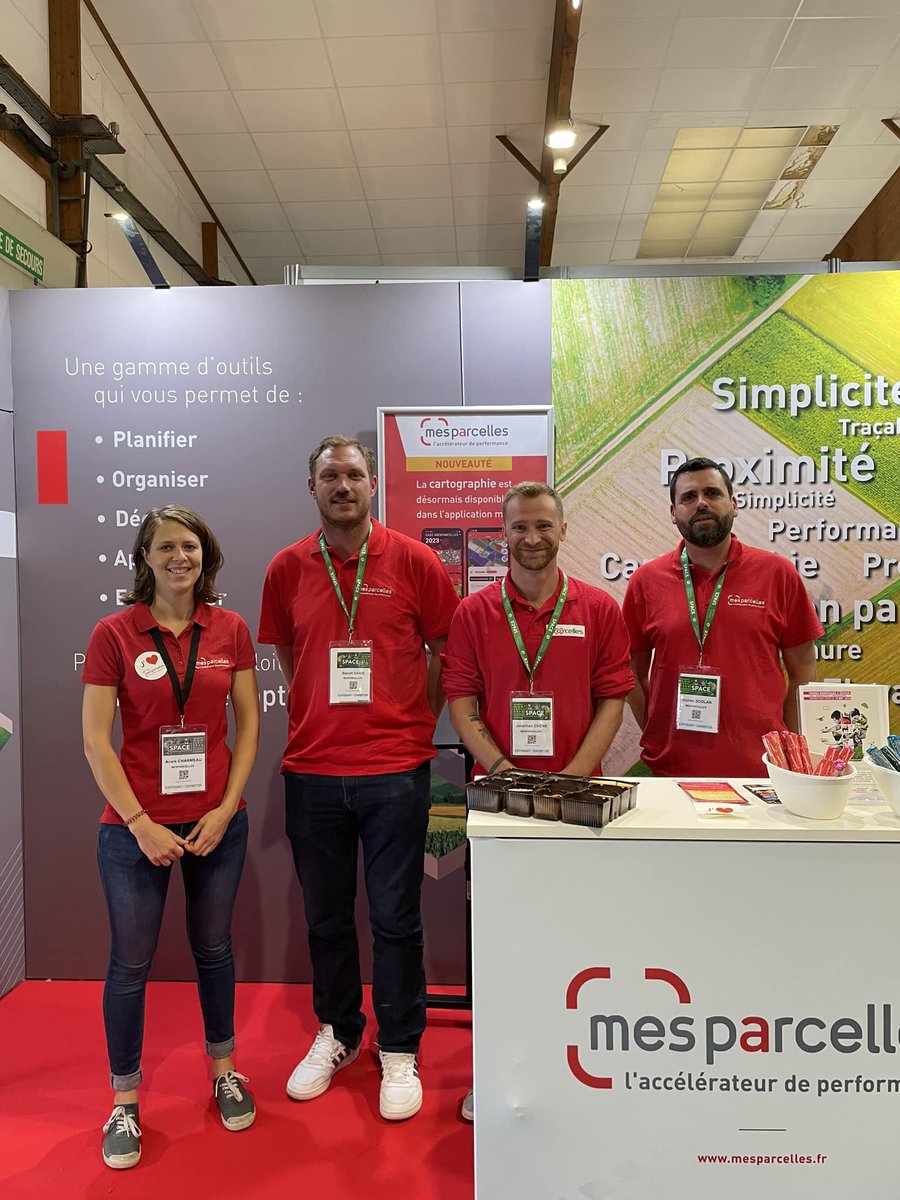 MesParcelles_'s tweet photo. [SPACE] Toute l’équipe MesParcelles est ravie de vous accueillir sur le stand B35 au #SPACE2023 ✨🎊 https://t.co/2Pdh1L5lvR