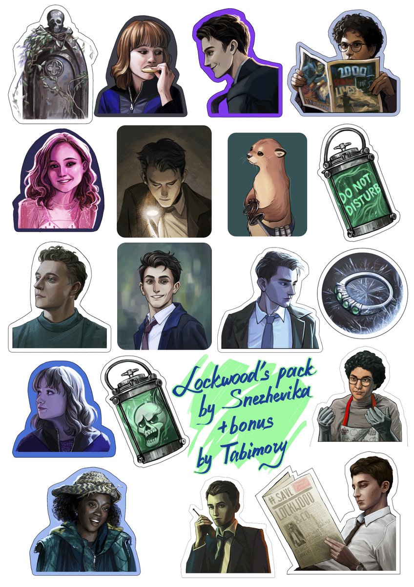 A sticker pack  for you! Free to print for personal use~
Together with <a href="/NTabimory/">Nata Tabimory</a> , We created this in support of Locknation💚🧡
#SaveLockwoodandCo 
#DEPRACGoClusterUrself
Total Cluster Case