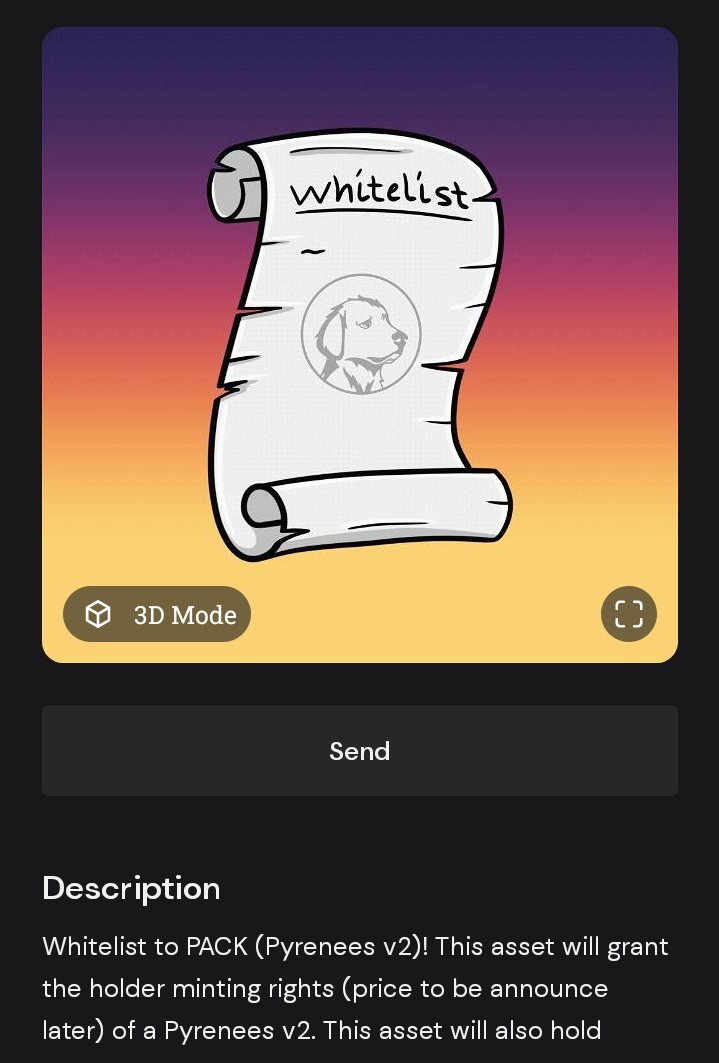 HOLDER GIVEAWAY:
After the Collab with <a href="/EFoxAJ/">ExtraFoxxy.algo</a> SELLS OUT, we will be having 2 Giveaways for 2 Holders of the GF Pristine Princess!!
An <a href="/al_goanna/">Al Goanna</a> and <a href="/PixelPupsPack/">Pixel Pups Pack | Breeds Collection Coming Soon</a> WL
algoxnft.com/asset/11901064…