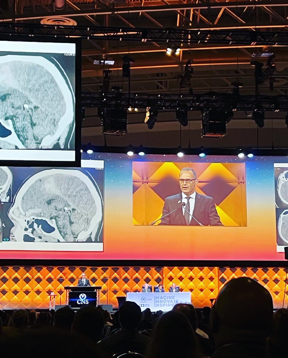 MGUHNeurosurg's tweet photo. Our very own Dr. Rocco Armonda on the biggest stage on Sunday at the @cns_update meeting!

Title: Ukraine War: Lessons Learned. Inspired by your commitment to serve. #CNS2023 https://t.co/TLwOEqI6X7
