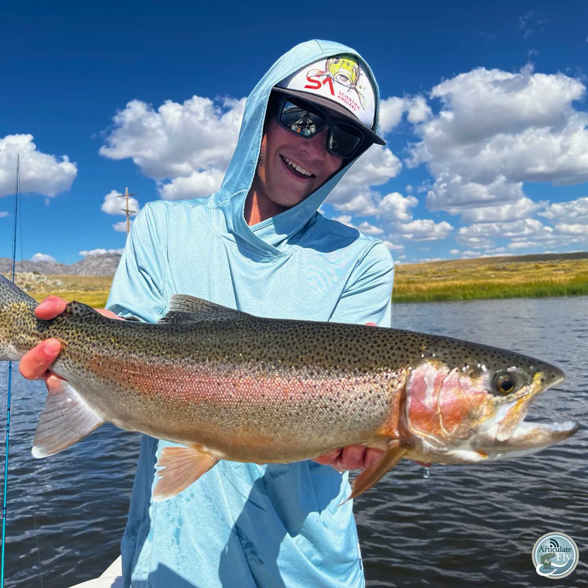 Articulate_Fly's tweet photo. On the Water with Dustin White of @uglybugfly 
Get the latest Central WY conditions!  Give it a listen! 
#thearticulatefly #casper #casperwyoming #wyo #casperwyo #307 #trout #rainbowtrout #troutfishing #visitcasper @RossReels @WinstonRods @SciAnglers https://t.co/MWt1M8autk https://t.co/aLneppQJ44
