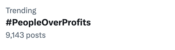 Morning, <a href="/DanaherCorp/">Danaher Corporation</a>. I notice you haven't responded to calls to stop price-gouging poor countries for TB tests. Just like you didn't respond to open letters from Doctors without Borders.
Perhaps you are hoping the storm will blow over.
Well, you're trending. #PeopleOverProfits