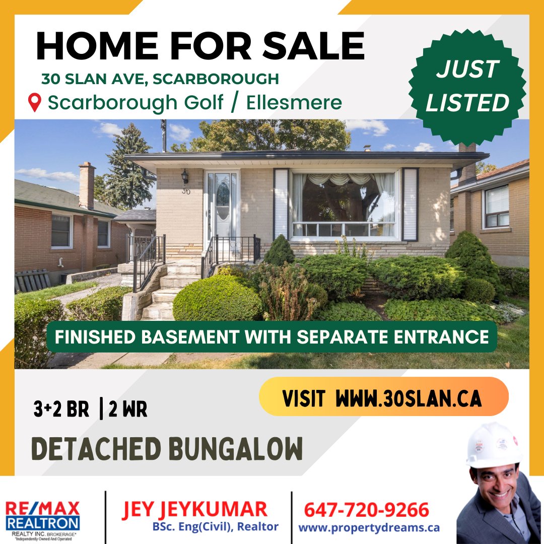 #torontoproperties #scarboroughproperties #scarboroughhomes #scarboroughhomesforsale #gtarealestate #realestateagentsscarborough #realestateinvesting #realestatedevelopment #ontariorealestate #gtabuyers #realestate #remaxhustle #remaxrealtron #remaxrealtronagent #jeyjeykumar