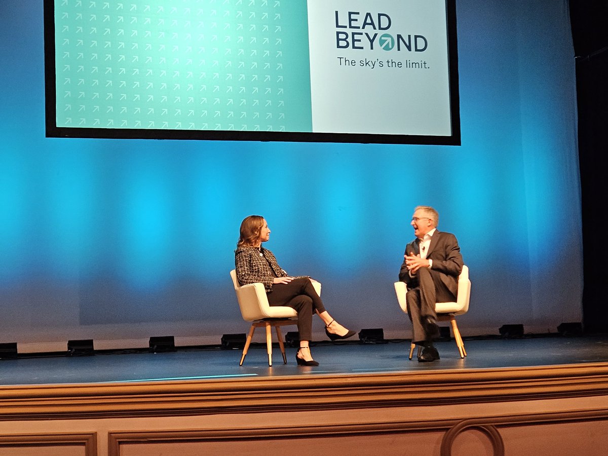 Kersten Woods, V.P. Solutions &amp; Outbound Marketing, sits down with Larry White, CEO Toshiba, to discuss digital transformation &amp; the intersection point with print.#LEADBEYOND23