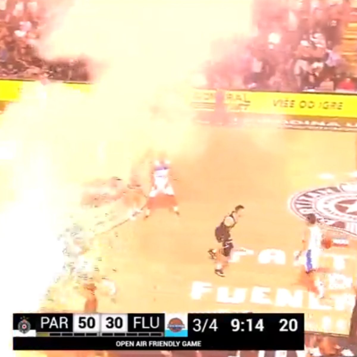 It’s only a friendly game and Partizan fans are already creating THIS 😱🔥