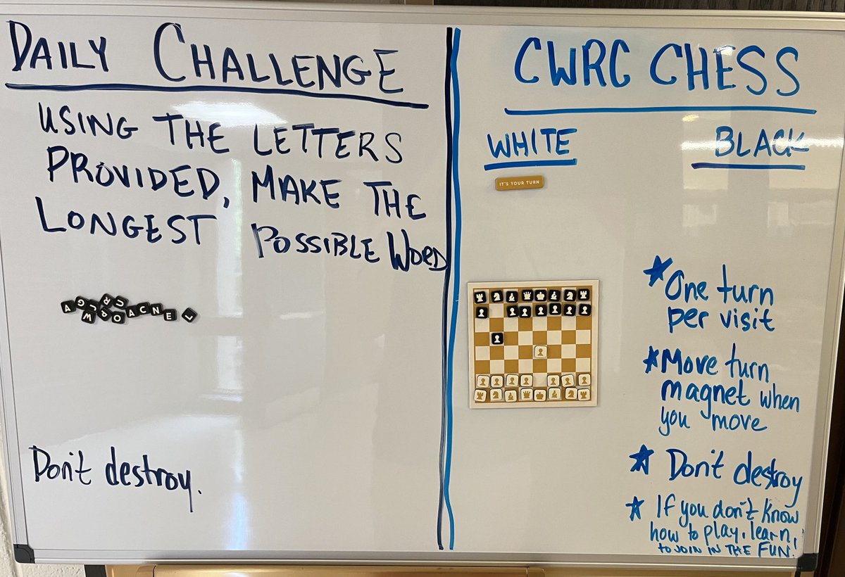 Students helped me make a new interactive experience for our hallway. They always have the best ideas!  #we36 #middleschool