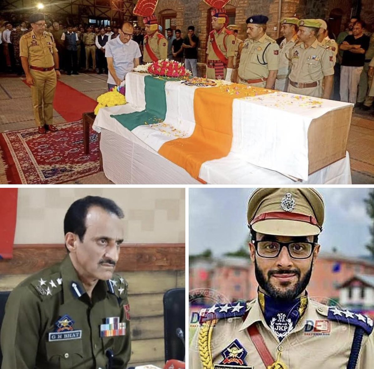 पिता गुलाम हसन भट 1984 में J&amp;K में DSP बने, IG होकर 2018 रिटायर हुए।ठीक उसी साल बेटे हुमायूँ भट DSP बन गए, वो भी पिता की तरह बड़े अफसर बनते! मगर क्रूर नियति को कुछ और ही मंज़ूर था! 

अनंतनाग में 29 साल के बहादुर बेटे की शहादत पर पिता के कंधों का बोझ दुनिया के किसी भी पहाड़ से
