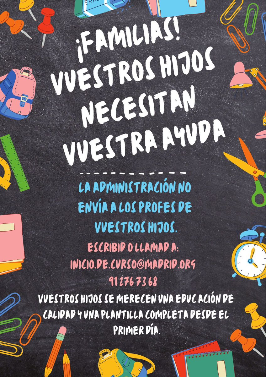 Primaria Existe Madrid tweet media