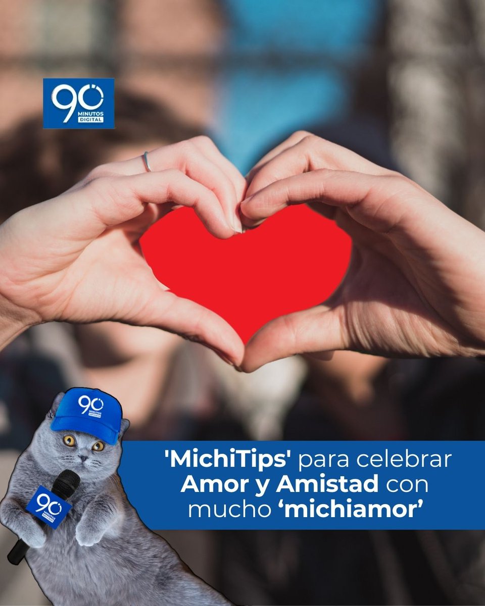 Noti90Minutos's tweet photo. #Noti90 El Día del Amor y la Amistad ❤ está por llegar Karen, y como soy el mejor de todos tus amigos 😬 te daré mis #MichiTips 🐈 para que disfrutemos este día al máximo.
Ojo, mínimo me merezco unas 'croqueticas' 😺
HILO🧵 https://t.co/KA3nk1wAvh