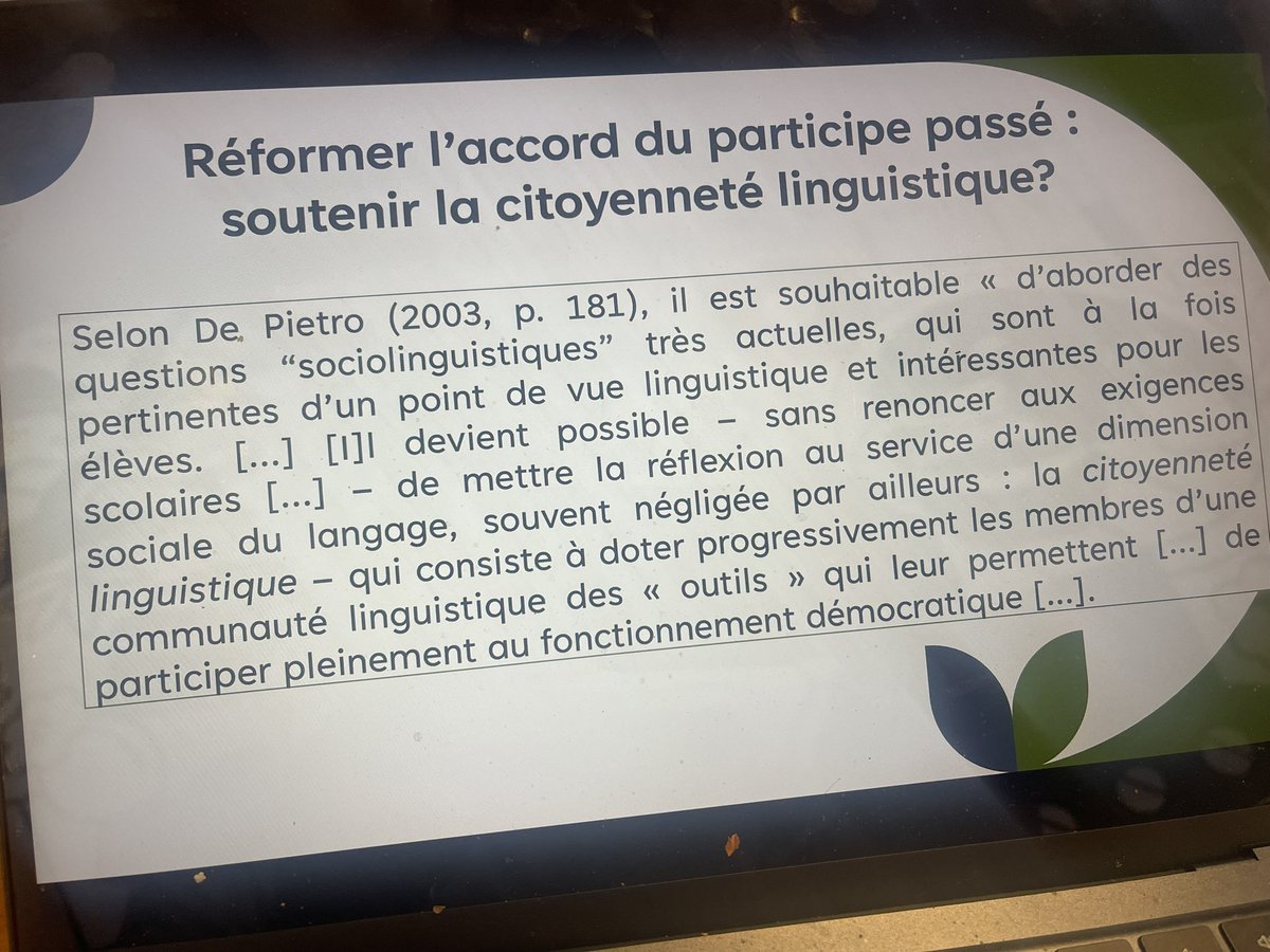 JoĂ«l Thibeault (@joel_055) on Twitter photo Le 27 sept., je prendrai part Ă une table ronde Ă <a href="/UMontreal/">UniversitĂ© de MontrĂ©al</a> sur la rĂ©forme de lâaccord des participes passĂ©s.
Jâinviterai lâauditoire Ă rĂ©flĂ©chir Ă la rĂ©forme et son potentiel pour soutenir la citoyennetĂ© linguistique!
Pour sâinscrire, câest ici: tinyurl.com/28u4skkx Le 27 sept., je prendrai part Ă une table ronde Ă <a href="/UMontreal/">UniversitĂ© de MontrĂ©al</a> sur la rĂ©forme de lâaccord des participes passĂ©s.
Jâinviterai lâauditoire Ă rĂ©flĂ©chir Ă la rĂ©forme et son potentiel pour soutenir la citoyennetĂ© linguistique!
Pour sâinscrire, câest ici: tinyurl.com/28u4skkx