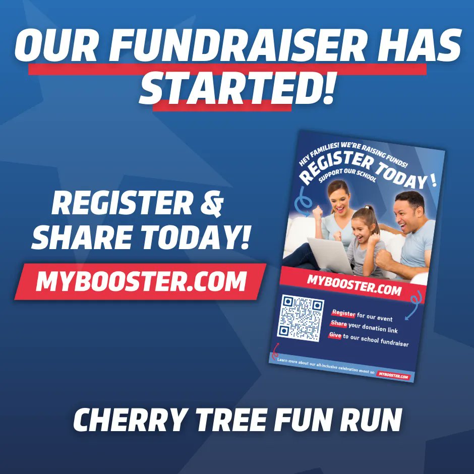 Our Cherry Tree Fun Run has begun! 
Today, students experienced our kickoff event to start raising funds for Cherry Tree Elementary School. This program only lasts for ⏰ONE WEEK ⏰, so please register your student TODAY on buff.ly/3AUrpsW. Share your donation page!