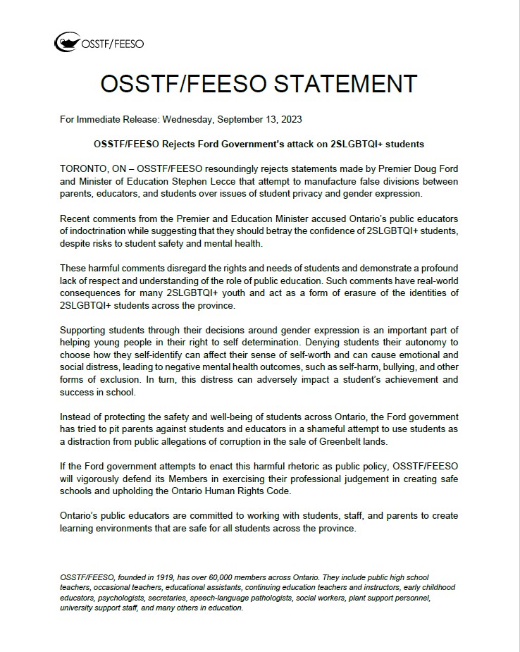 OSSTF Communications tweet media