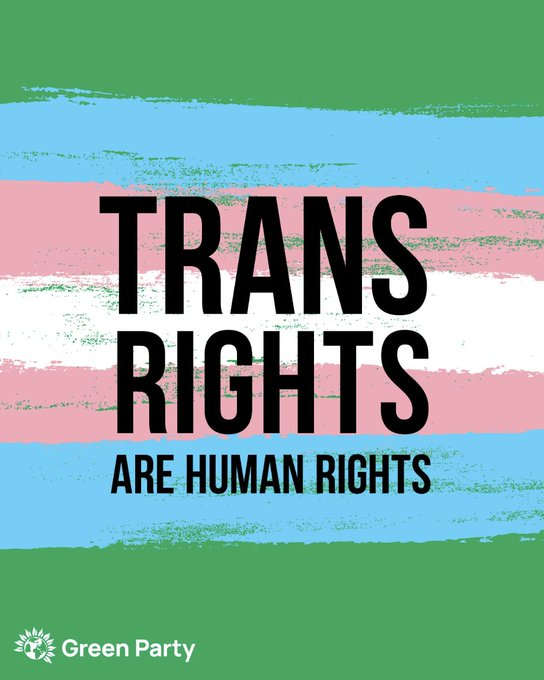 CarolineLucas's tweet photo. Transphobia and trans hate is never ok. Let me reassure trans constituents in #Brighton, as your elected representative - whatever the issue, I will always do my utmost to ensure everyone feels safe and supported in talking to me🏳️‍⚧️

https://t.co/hPenIf8Wn4 https://t.co/0sYNmYc910
