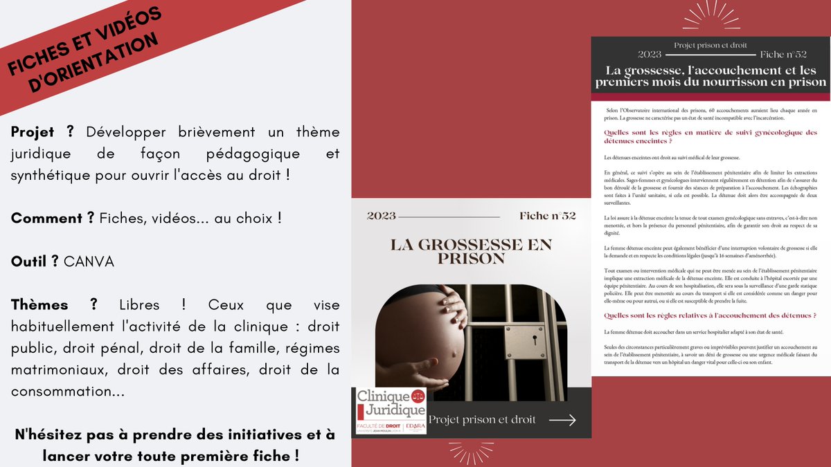 CliniqueLyon3's tweet photo. Les activités de la Clinique Juridique reprennent la semaine de 2 octobre !

Alors voici une présentation des activités !

Pour vous inscrire, envoyer :
- Un CV
- Une lettre de motivation

À l’adresse suivante : asso.cliniquejuridiquelyon3@gmail.com https://t.co/oezZnRRAa6