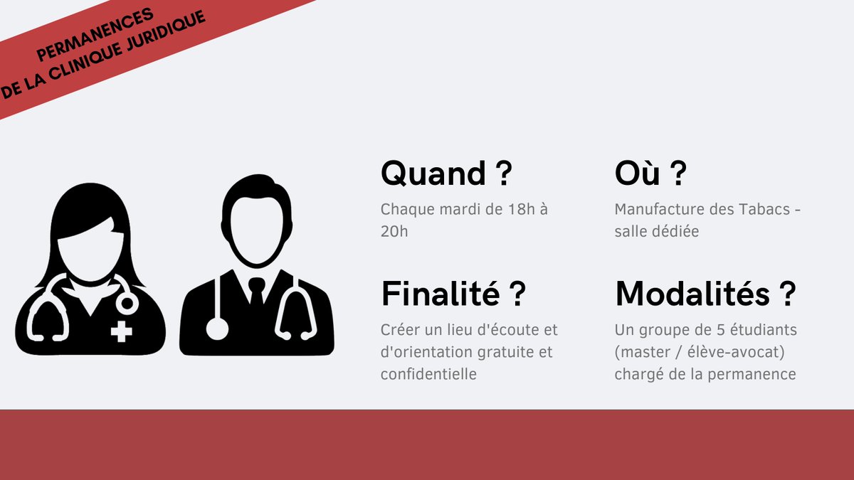 CliniqueLyon3's tweet photo. Les activités de la Clinique Juridique reprennent la semaine de 2 octobre !

Alors voici une présentation des activités !

Pour vous inscrire, envoyer :
- Un CV
- Une lettre de motivation

À l’adresse suivante : asso.cliniquejuridiquelyon3@gmail.com https://t.co/oezZnRRAa6