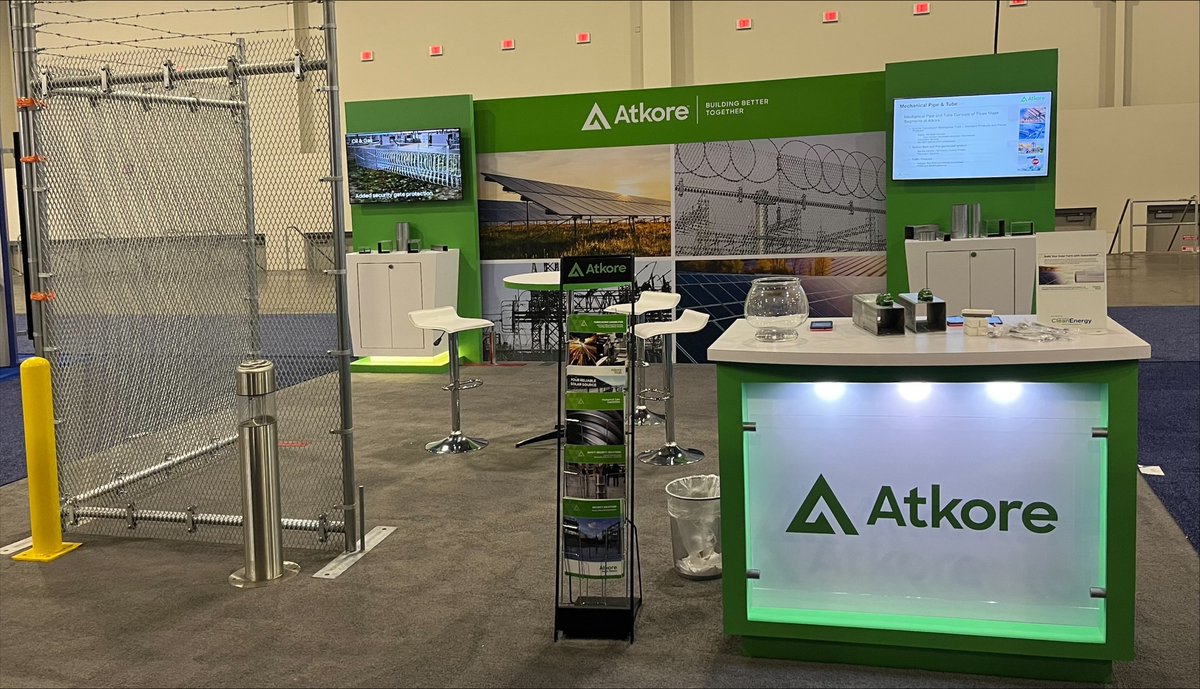 We look forward to seeing you in booth #140 at RE+ to learn about Atkore's role in supporting clean energy!

#buildingbettertogether #solar #RE+