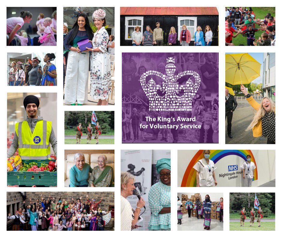 KingsAwardVS's tweet photo. 🟪Just 2 days to go until nominations for The King's Award for Voluntary Service close!

🟪Nominate a group at https://t.co/C0GmQH7KgX 

🟪Get your nominations in by midnight 15th September 2023! https://t.co/UVVmwIoe80