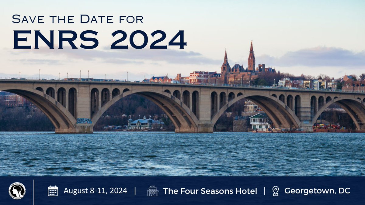 Mark your calendars - the 36th ENRS Annual Meeting will be <a href="/FourSeasons/">Four Seasons Hotels</a> in Georgetown, Washington DC. August 8-11, 2024. New ideas in interesting sessions, sneak previews upcoming, don't miss it! #ENRS2024 #Neuroradiology #Neurorad