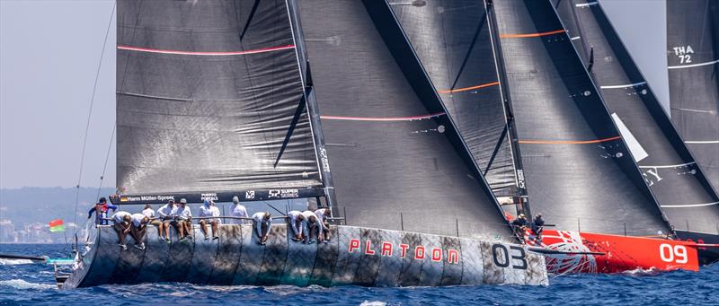 Provezza versus Platoon in 52 Super Series 2023 title shoot out in Puerto Portals next week yachtsandyachting.com/news/266515/?s…