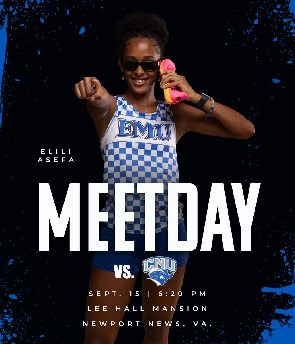 EMU_Athletics's tweet image. 🏃‍♀️🏃𝗫𝗖 𝗠𝗘𝗘𝗧𝗗𝗔𝗬: The Royal runners travel to the 757 for a Friday meet on a fast course!

🆚CNU Invitational (@CNUathletics)
⏰5:30 p.m. (Men&apos;s 8k), 6:20 p.m. (Women&apos;s 6k)
📍Lee Hall Mansion - Newport News, Va.

@EMU_XC_TF
#RoyalPride | #CompeteTogether