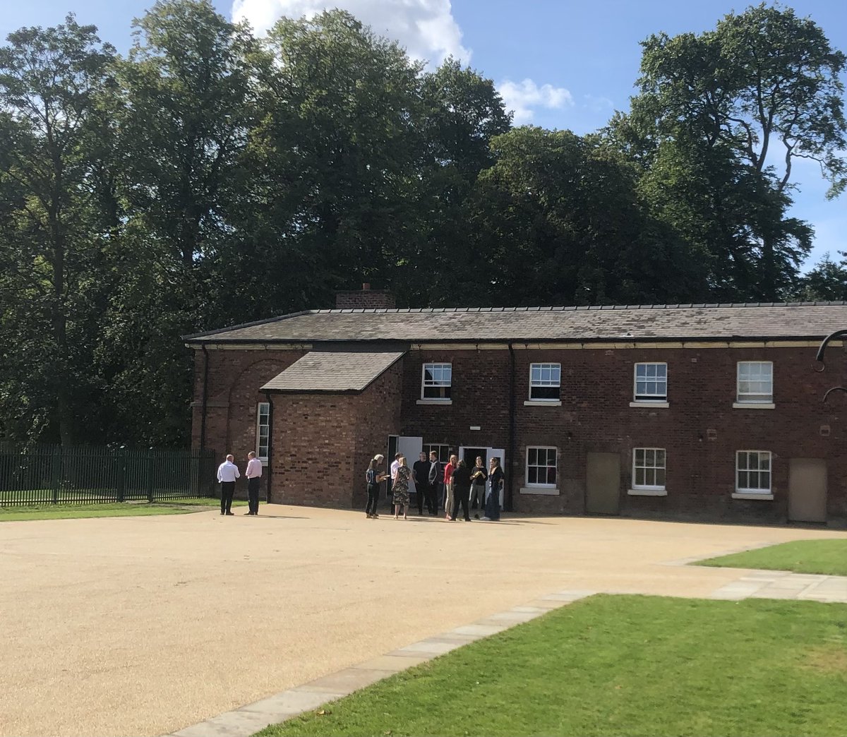 BowringGolf's tweet photo. A huge thank you to @HeritageFundNOR who paid a visit to us today!

The Parks for People Programme has helped restore the park including the sunken garden, Coach House, Stables &amp; more🎉 https://t.co/pFfEfSDnDb