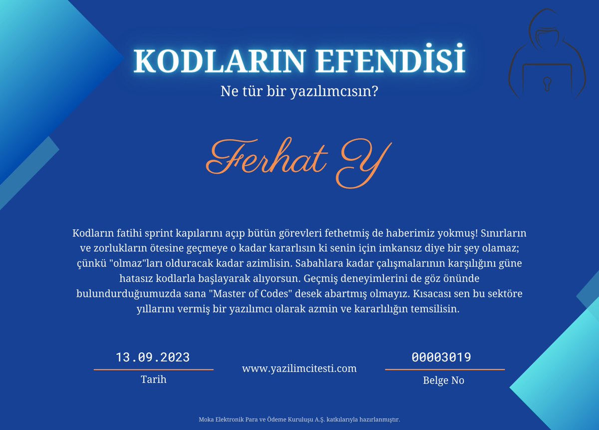 FerhatCoder's tweet image. Dünya yazılımcılar gününde anlamlı iltifatlar 😂

#worldprogrammersday #yazılımcılargünü