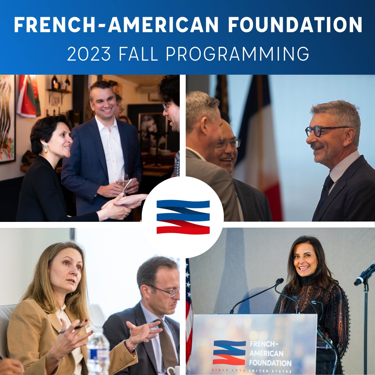 The FAF-US is excited to resume in-person programming this fall! Take a look at our upcoming fall events here: bit.ly/3RaU6gO

Want to stay up to date with all things #French #American? Sign up for our newsletter: bit.ly/3Lekvqk