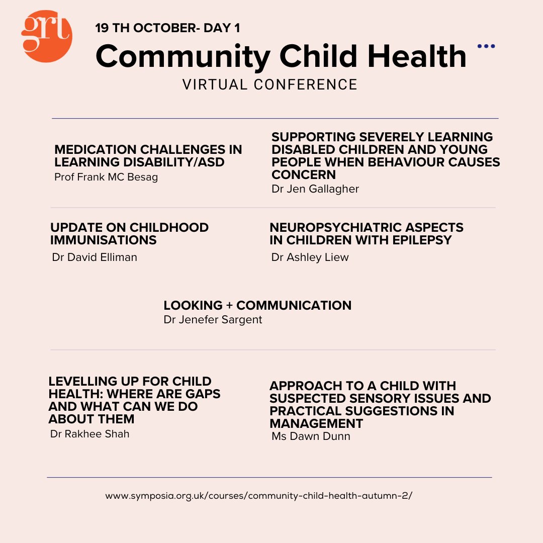 Here's the agenda for Day 1 of Community Child Health Conference. Join us for two days of informative #lectures, expert speakers, and evidence-based updates on paediatric care in the community! #medicalconference #medical #paediatrics #conference #conference2023 #learning