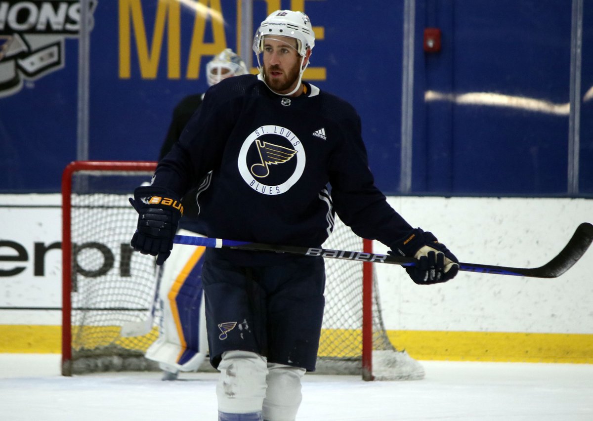 StLouisBlues's tweet image. the boys are back in town. #stlblues #IsItOctoberYet