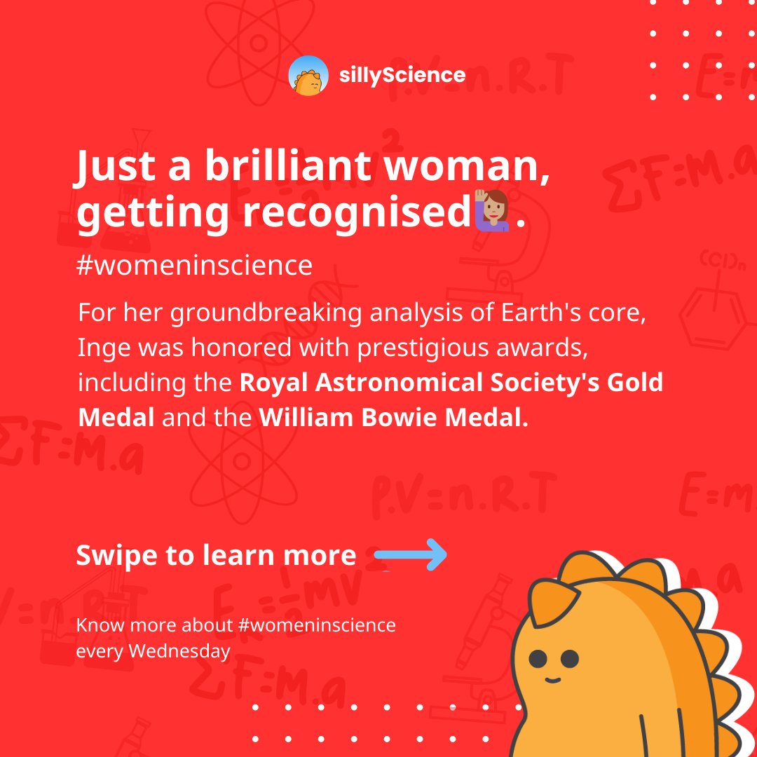 SillyScienceIN's tweet photo. She was truly a groundbreaking genius! 

#sillyscience #womeninscience #wednesday #geophysics #visualisation #science #learning https://t.co/oippYuRYUL