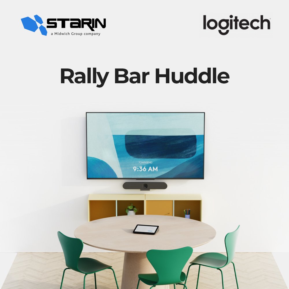 midwichUS's tweet photo. 🏈 Huddle up with Logitech Rally Bar Huddle buy and try program at Starin! Purchase a Rally Bar Huddle from Starin, and you’ll have 30 days to decide if you want to keep it. Learn more: https://t.co/UgatuXNyyi
@LogitechBiz
#proav #avtweeps #Logitech #RallyBarHuddle #BuyandTry https://t.co/O8oFrO7HAm