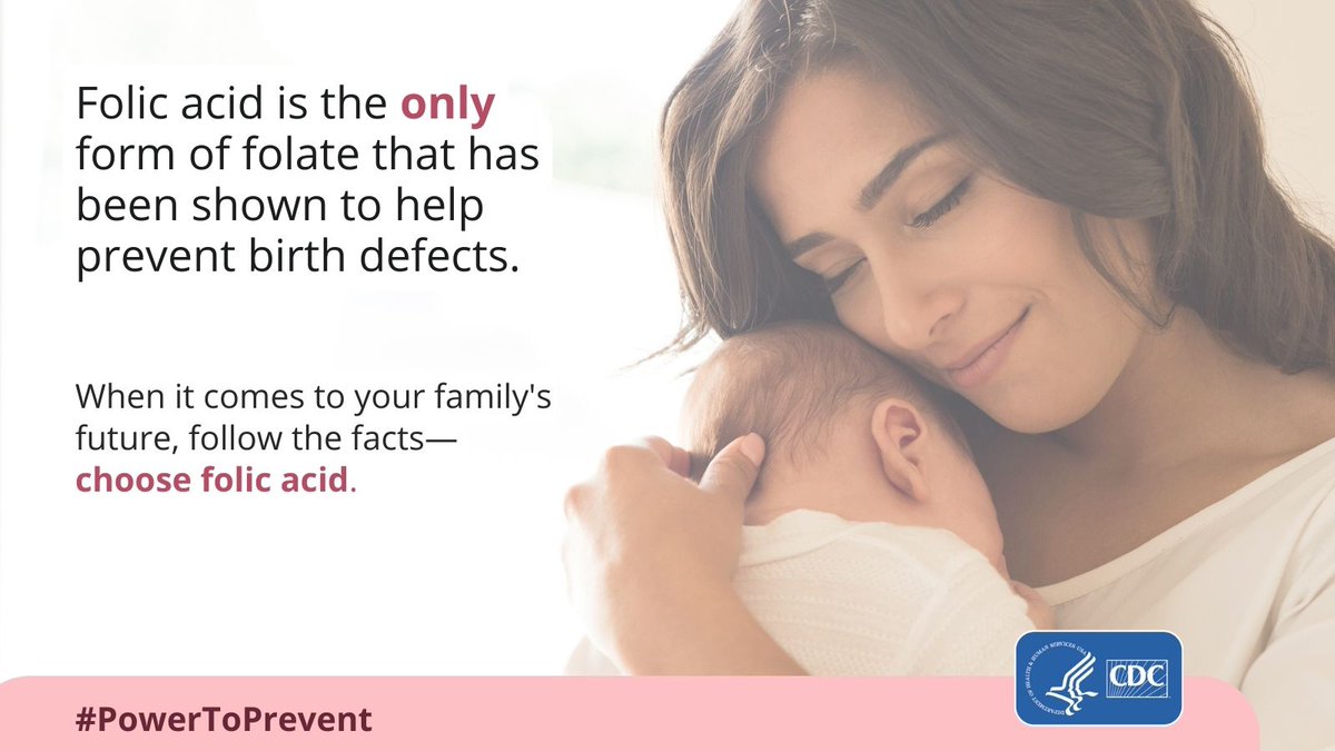 There’s lots of confusing information online about MTHFR and #FolicAcid. Here’s what you need to know: Even if you have a common MTHFR gene variant, your body can process folic acid and you can benefit from it. Choose folic acid! #PowerToPrevent bit.ly/3vBgDY3